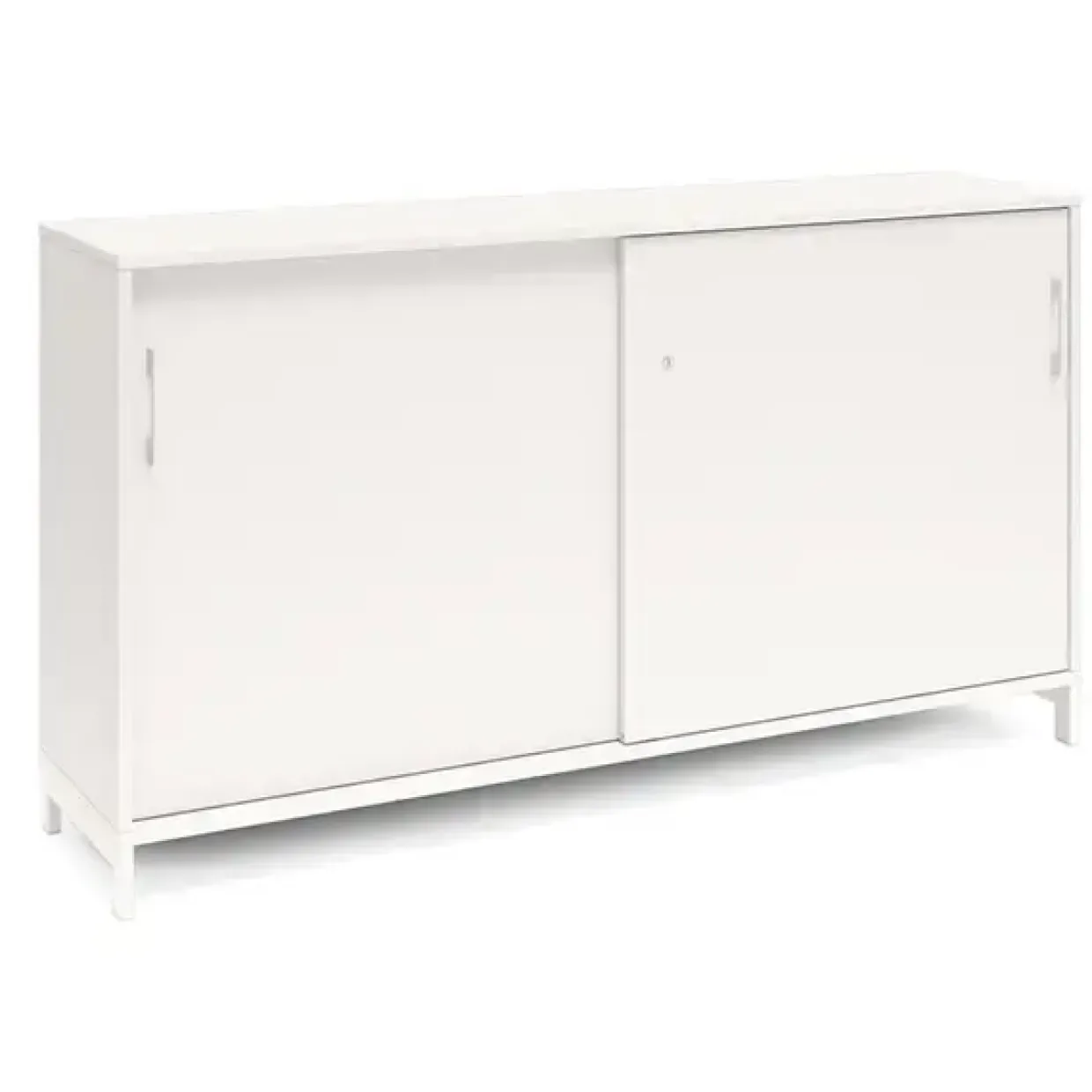 Kontorskab - DNA 2A4 skydedør - Hvid/Hvid - 1600x890 mm