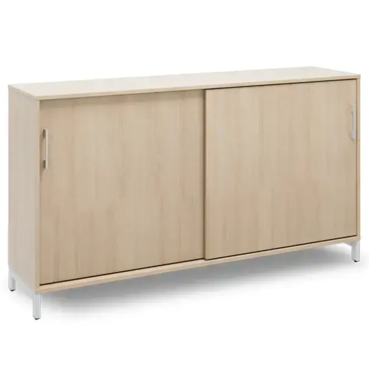 Kontorskab DNA, 1600x890 mm, Eg/Alugrå 2A4