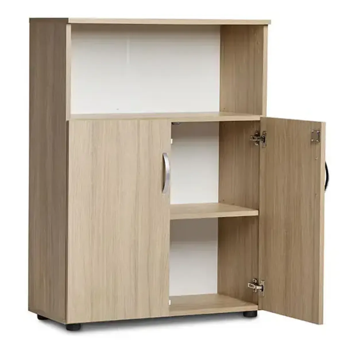 Kontorskab Ekoflex 800x1090 mm, Eg med lave døre
