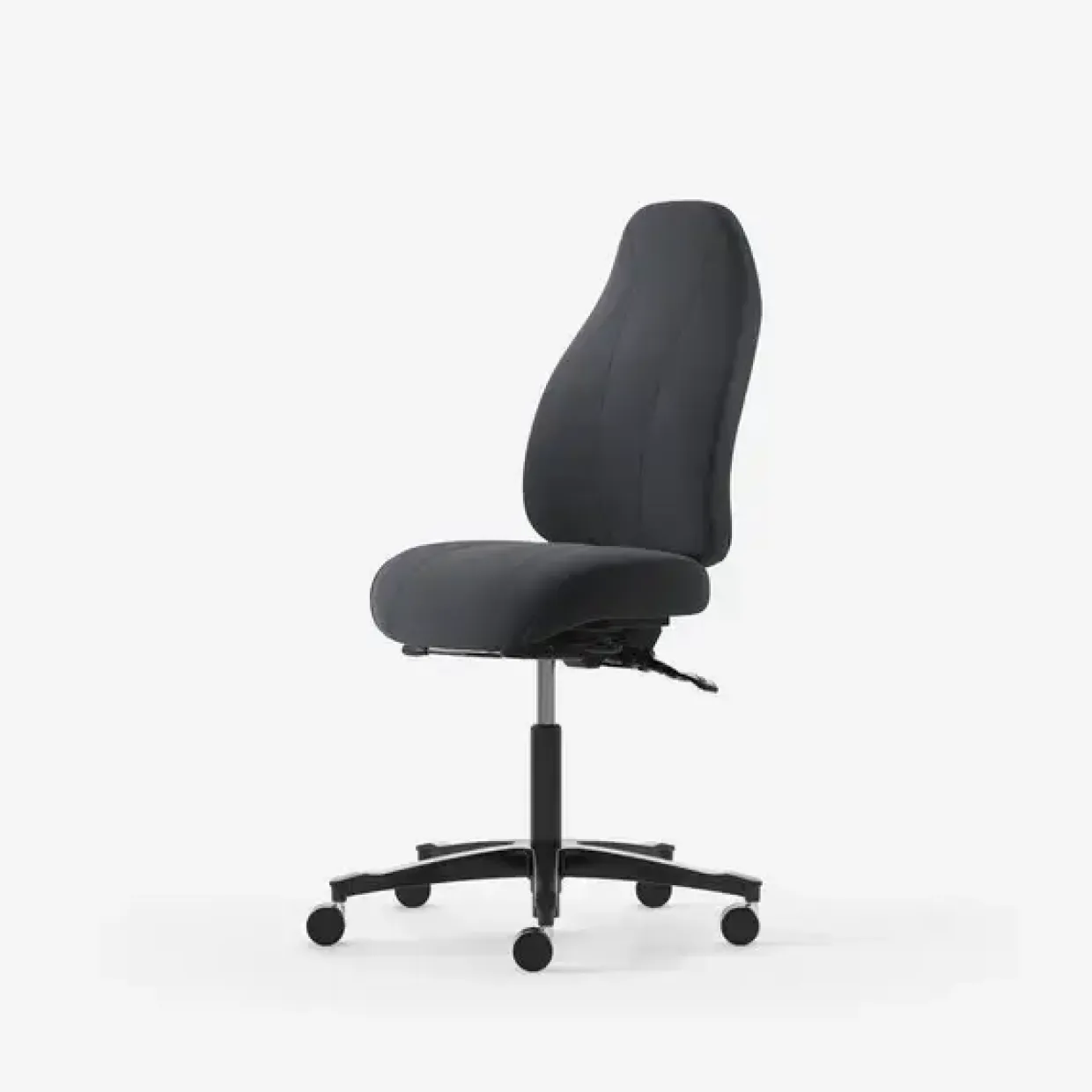 Kontorstol Malmstolen Adaptive 6000 Høj ryg, Grå, høj cylinder