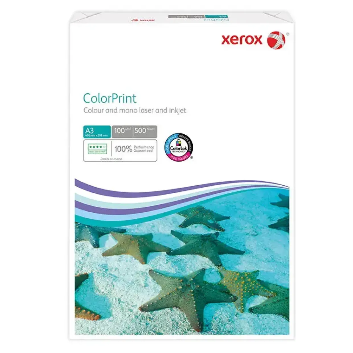 Kopipapir ColorPrint 100g A3 500ark/pak - 4 stk