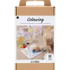 Kreakasse DIY Kit Farvelægning Tegneplade standardfarver - 1 pakke