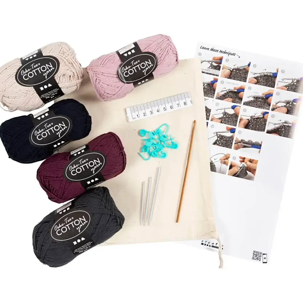 Kreakasse DIY Kit Hækle
