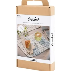 Kreakasse DIY Kit Hækle Dækkeserviet
