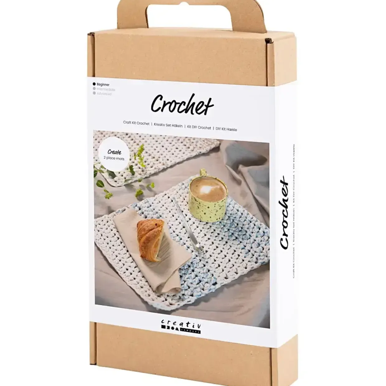 Kreakasse DIY Kit Hækle Dækkeserviet
