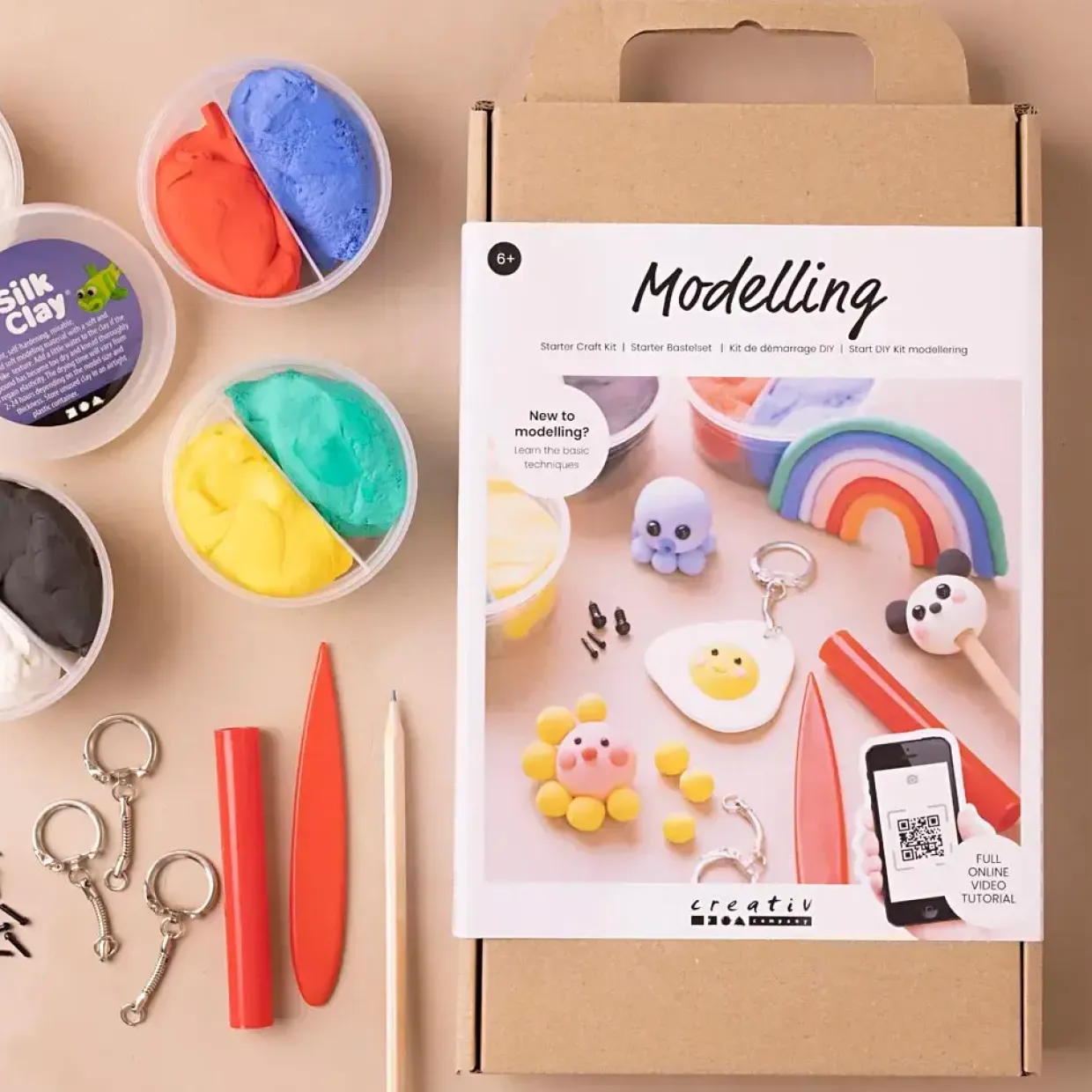 Kreakasse DIY Kit Modellering Fantasifigurer - 1 pakke
