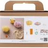 Kreakasse Mini DIY Kit Pompon Kyllinger ass. farver
