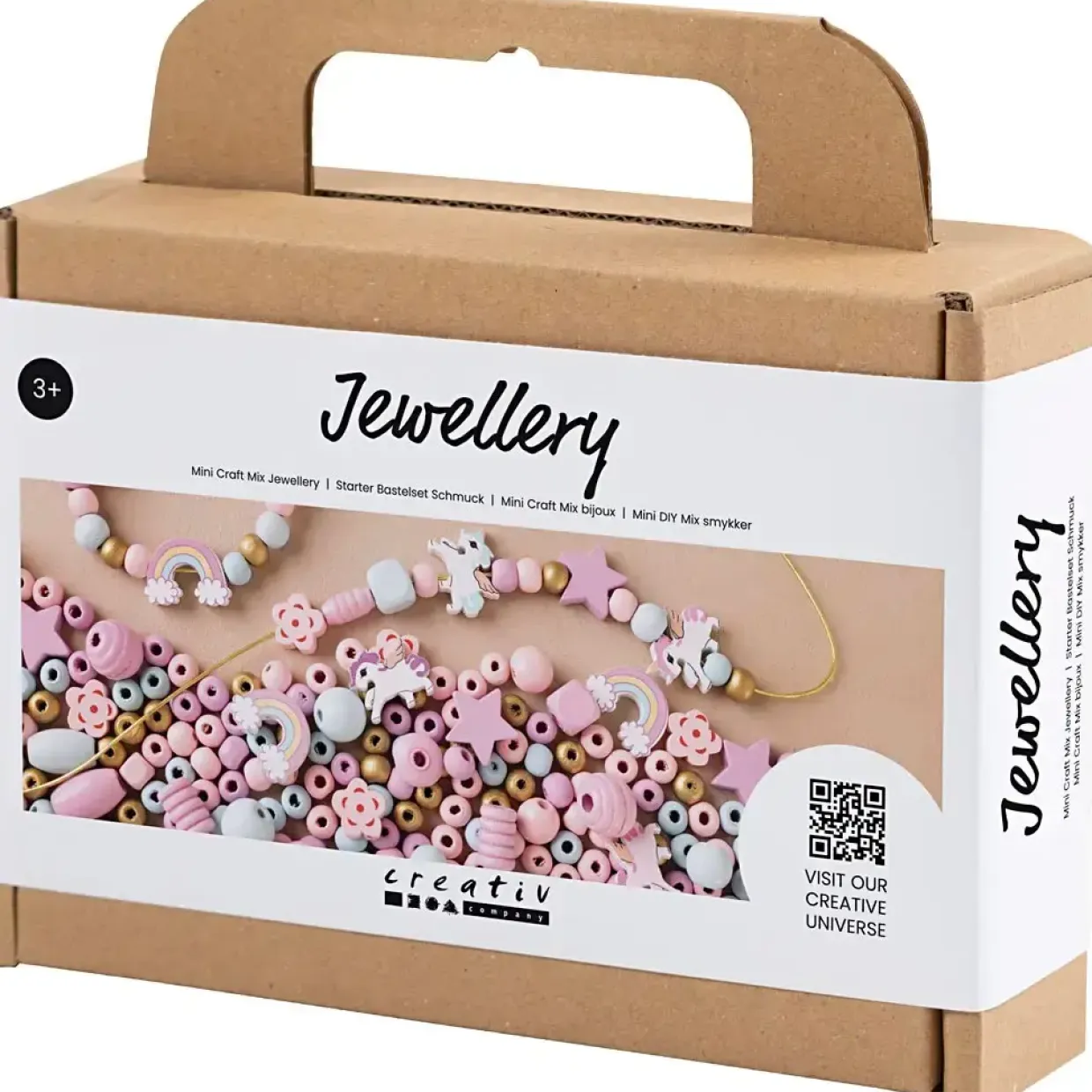 Kreakasse Mini DIY Mix Smykker pastelfarver - 1 pakke