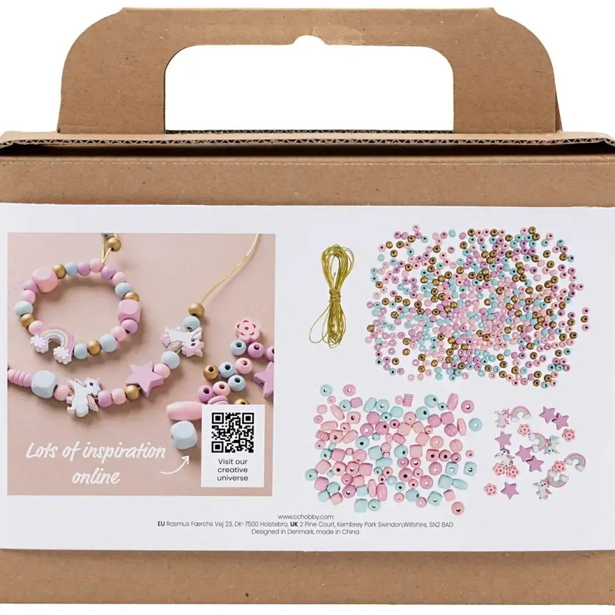 Kreakasse Mini DIY Mix Smykker pastelfarver - 1 pakke