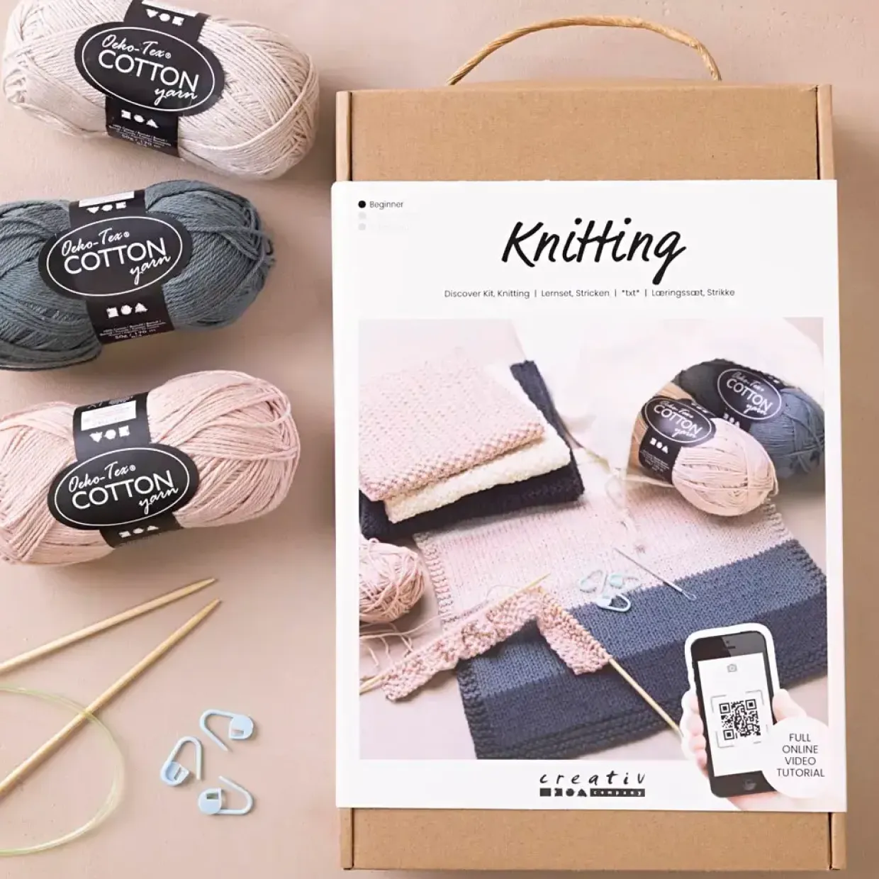 Kreakasse Start DIY Kit Strikke - 1 pakke