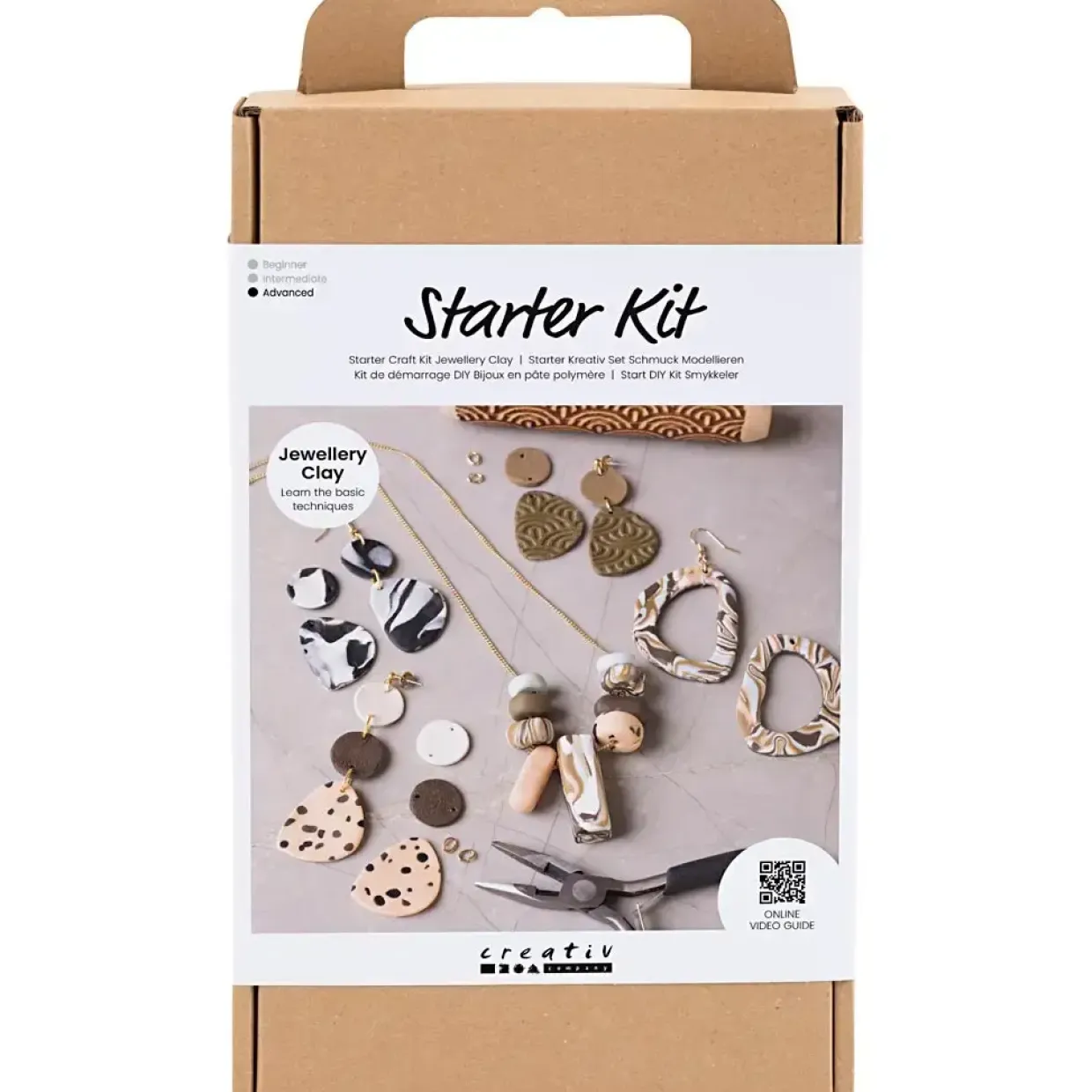 Kreativ kreakasse - DIY Kit Smykkeler - Fine Clay Polymer