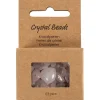 Krystalperler, Rosakvarts, diam. 7-12 mm, hulstr. 1 mm, rosa, 63stk./ 1 pk.