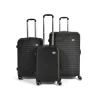 Kuffertsæt RW Classic sort 20”/24”/28” 70% genanvendt ABS plastik med TSA-lås
