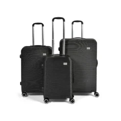 Kuffertsæt RW Classic sort 20”/24”/28” 70% genanvendt ABS plastik med TSA-lås