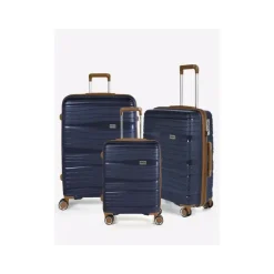 Kuffertsæt RW Travel Alfrida blå 20”/24”/28” PP-plast med TSA-lås