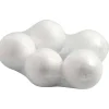 Kugle i styropor diameter 6 cm - 5 stk