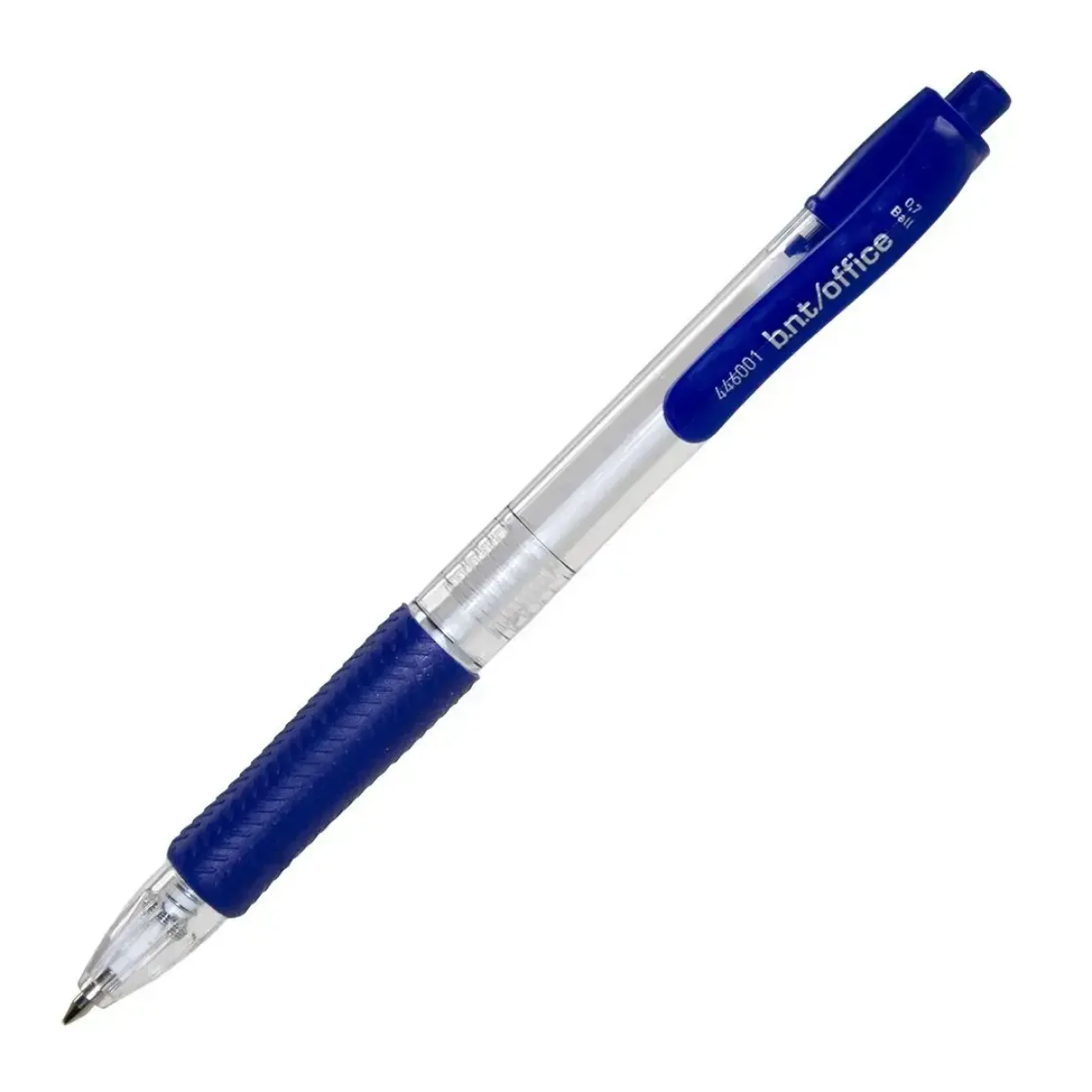 Kuglepen med trykknap, blå, 446001 - 50 stk