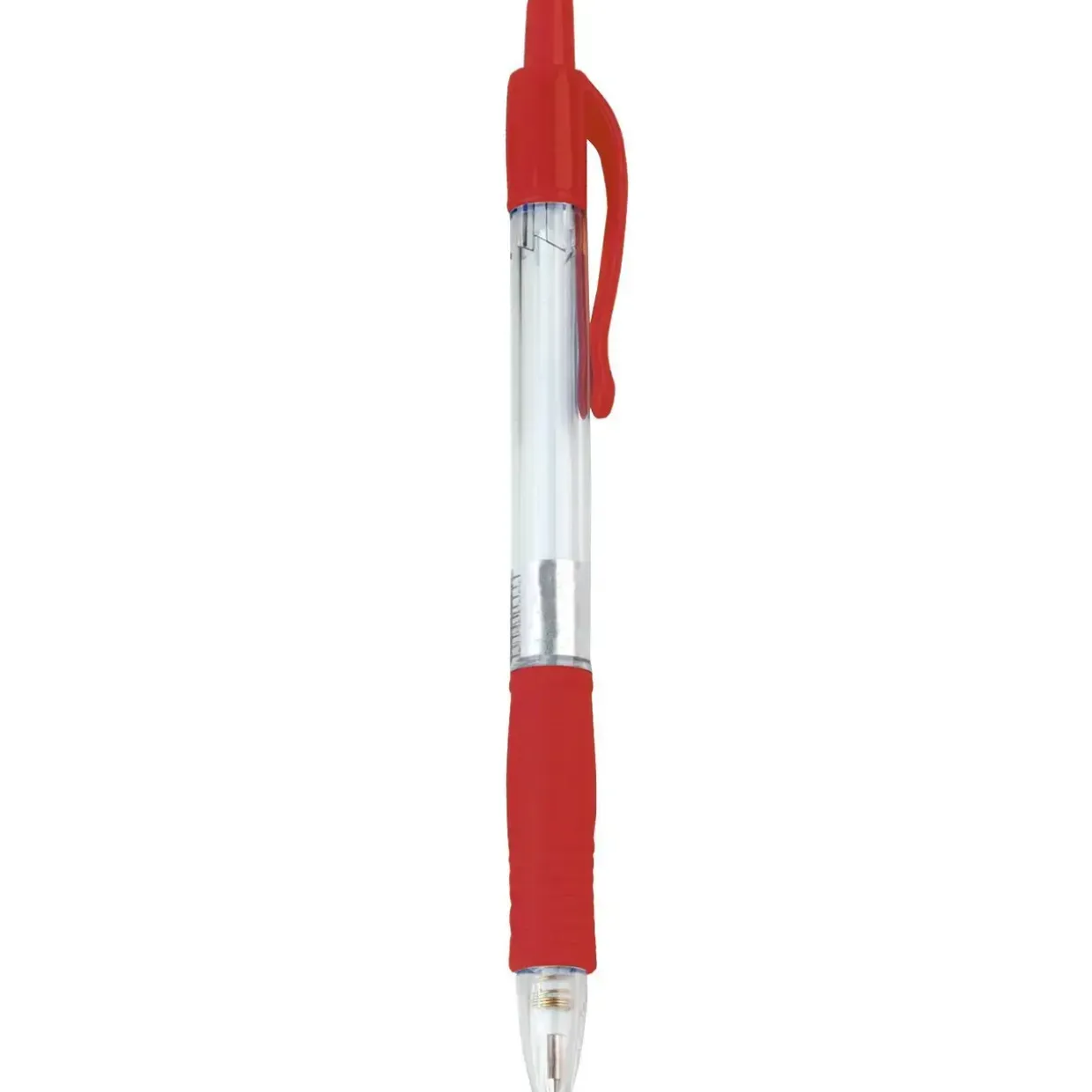 Kuglepen med trykknap - Rød stregbredde 0,7 mm 446009 - 50 stk