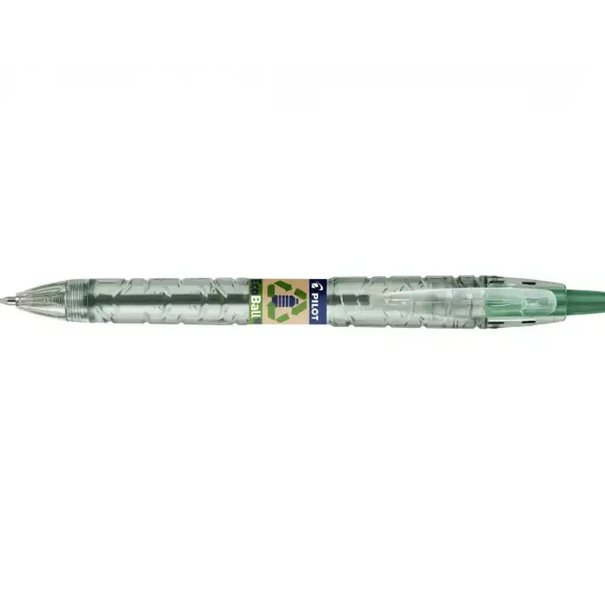 Kuglepen m|klik Pilot B2P Ecoball medium grøn - 10 stk