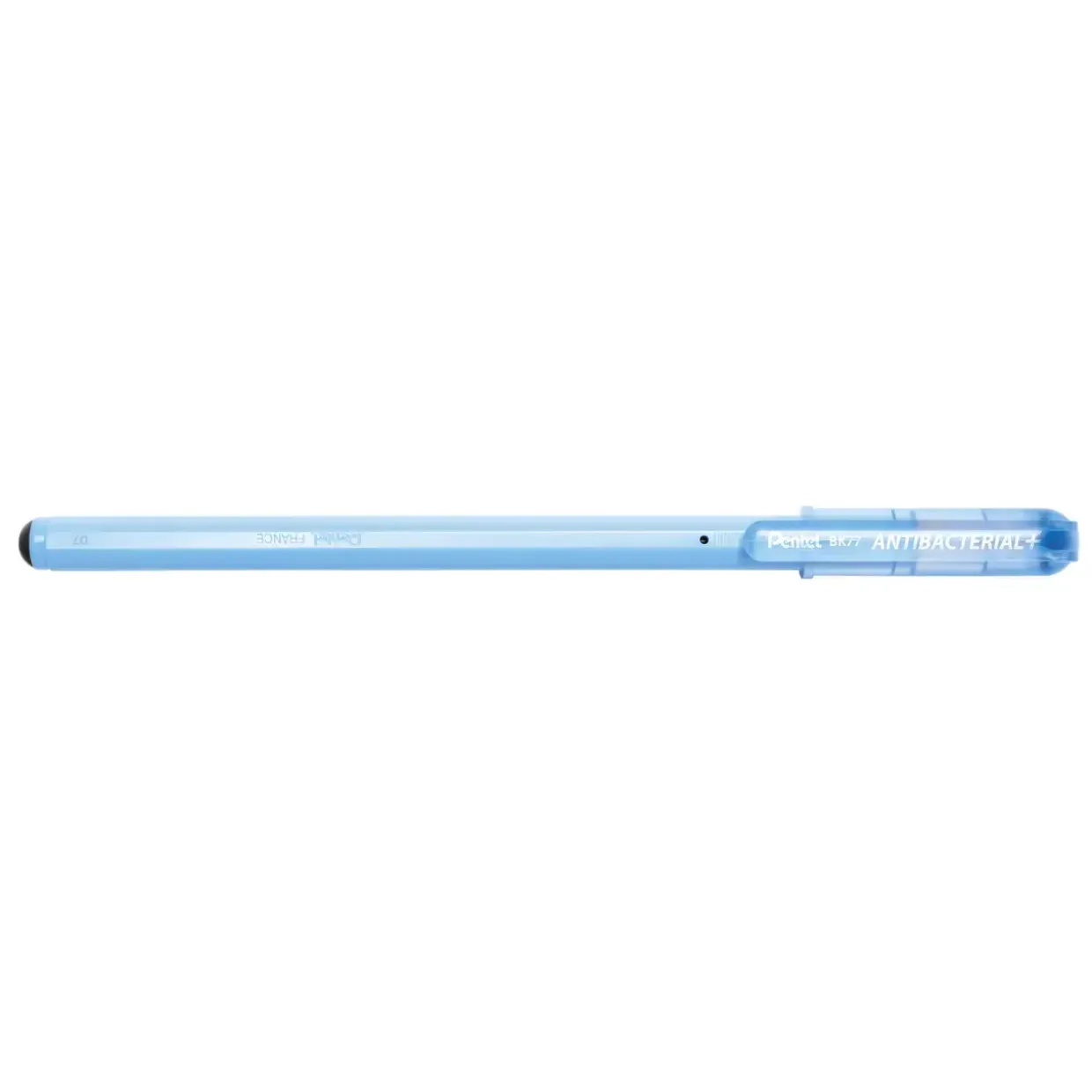 Kuglepen - Pentel BK77AB-AE 0,7 antibakteriel - sort - 12 stk