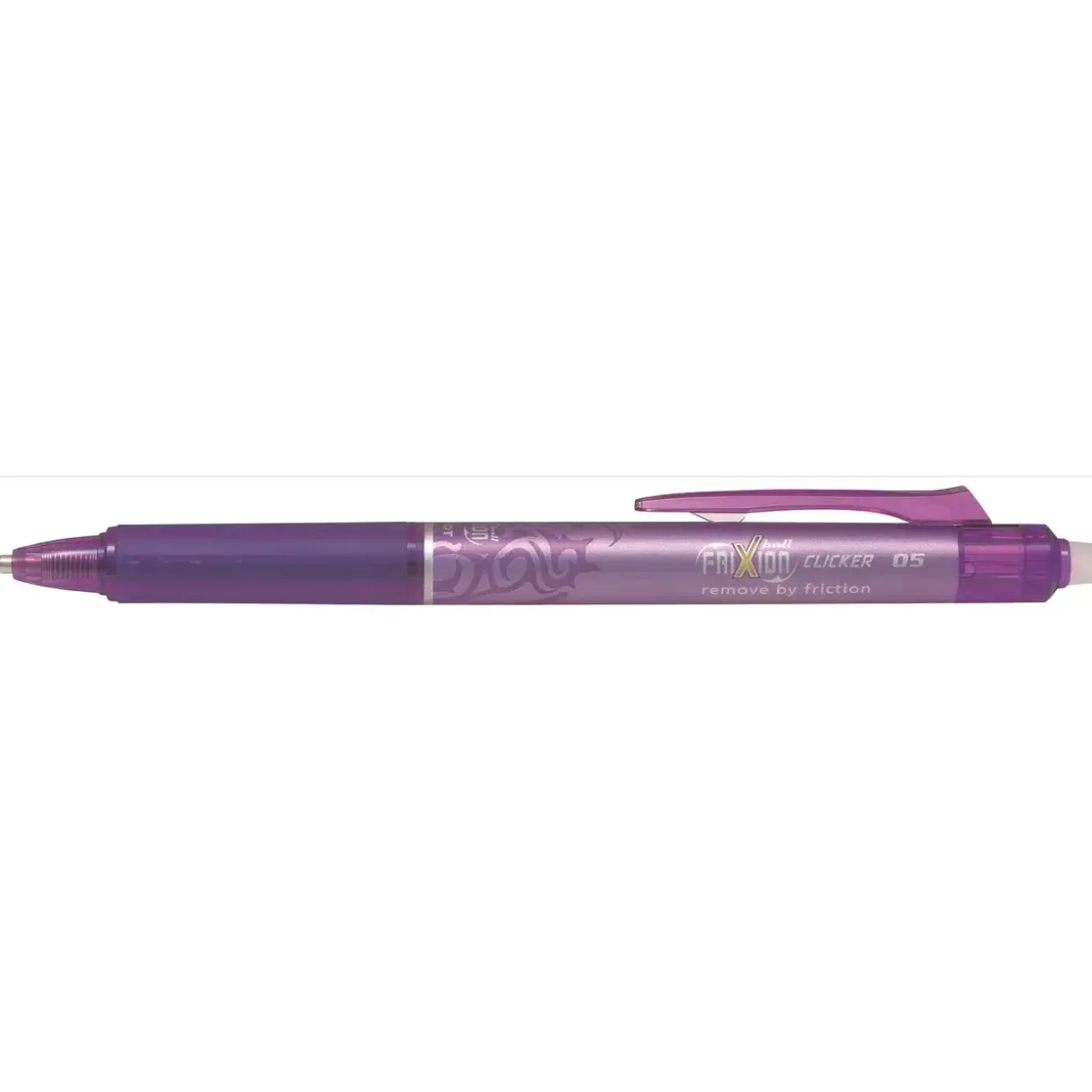 Kuglepen Pilot FriXion Clicker lilla 0,5mm - 12 stk