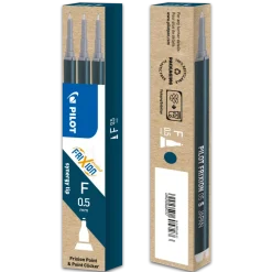 Kuglepen Pilot Frixion Point Clicker 0,5 refil blå sort (3)