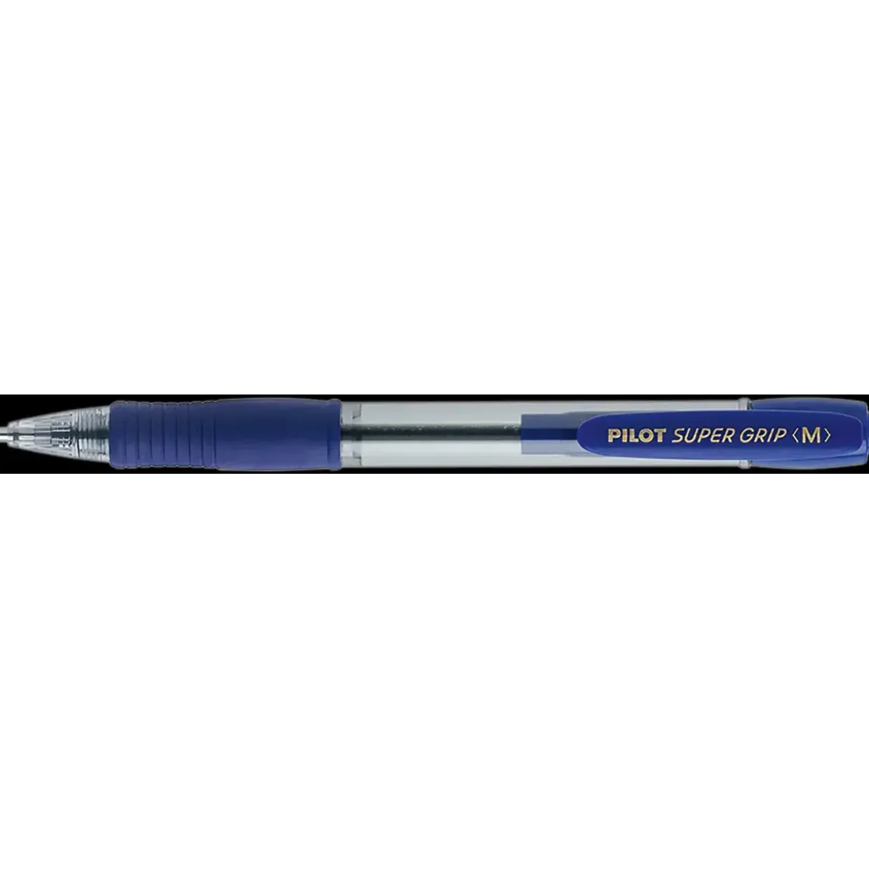 Kuglepen Pilot Super Grip M blå 0,7mm kugle 0,27mm stregbredde - 12 stk