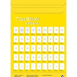 Labels TopStick 105x48mm A4 - Hvid - 1200 stk