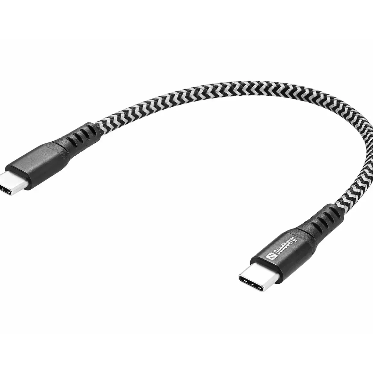 Ladekabel - Sandberg - Survivor - USB-C - 0.2M - 100W - Sort