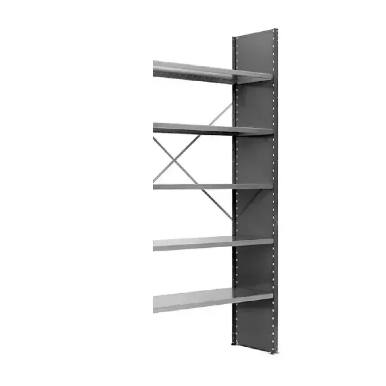 Lagerreol V06 Følgesektion 2500x300 mm Lukket / Galv