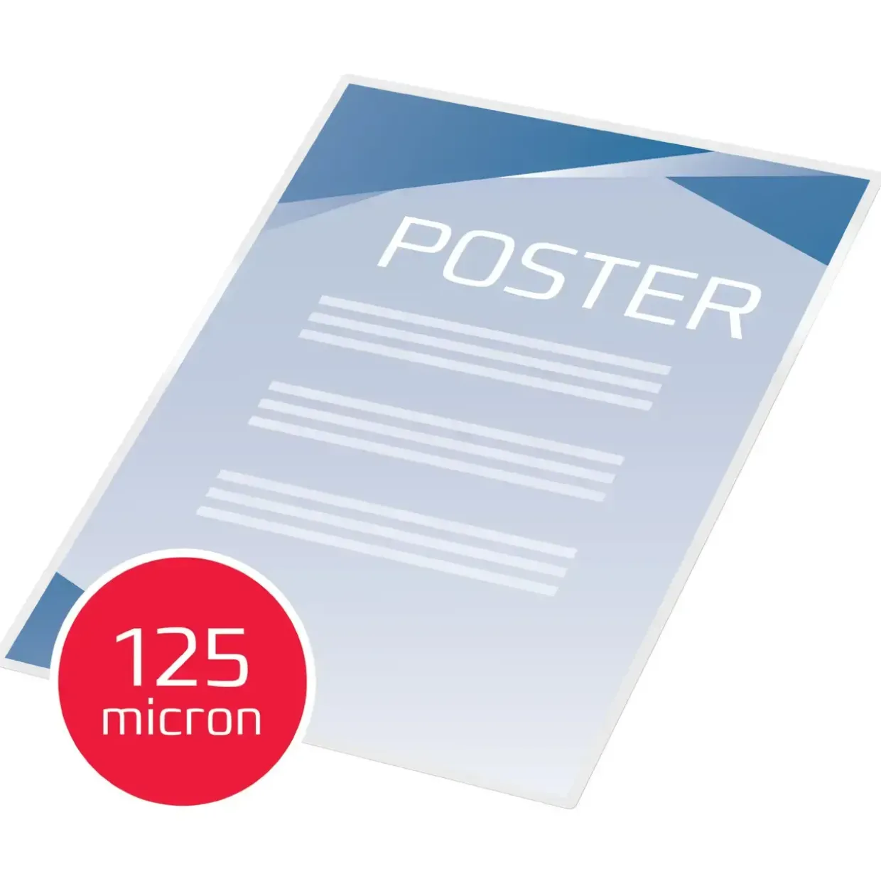 Lamineringslomme GBC selvklæb 125my A3(100)