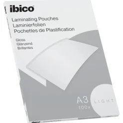 Lamineringslommer A3 Ibico basic light 80my 100stk