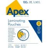 Lamineringslommer A4 75 mic Fellowes Apex - 100 stk