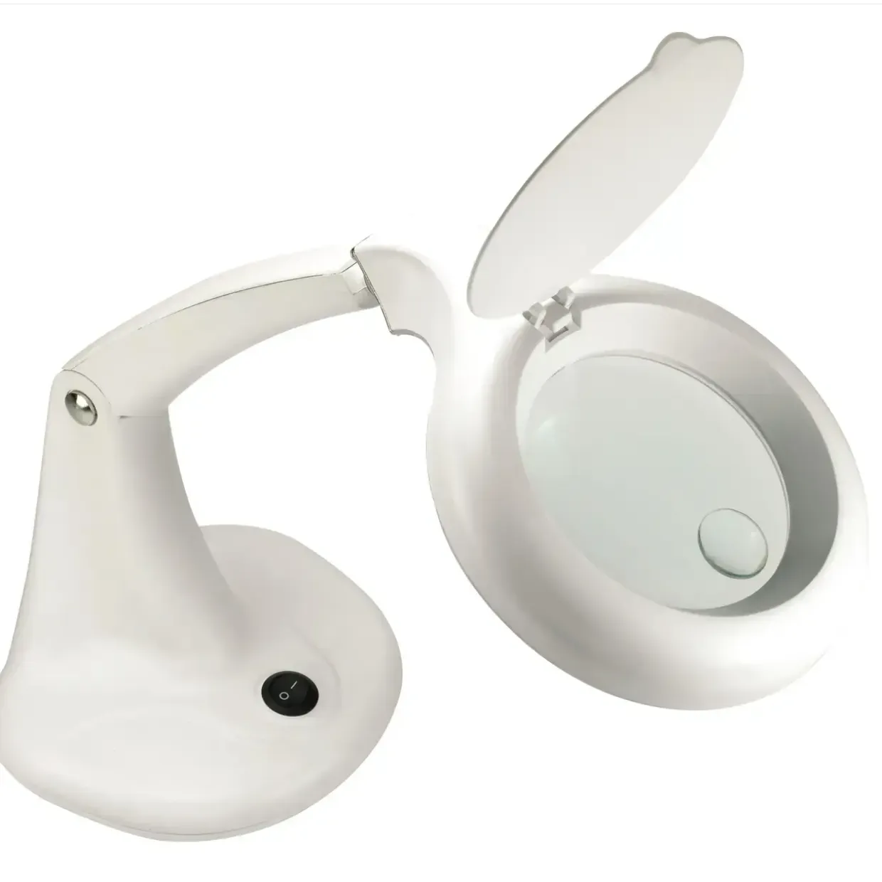 Lampe med forstørrelsesglas Unilux Mini Zoom LED lampe hvid