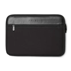 Laptop sleeve med solskærm Philbert Hemp MacBook 13'' sort