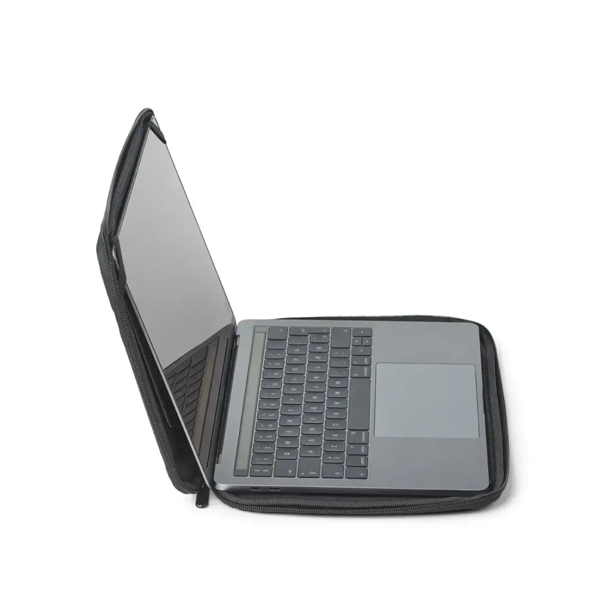 Laptop sleeve med solskærm Philbert Hemp MacBook 13'' sort