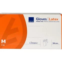 Latexhandsker - ABENA Classic - Pudderfri - M - 100 stk