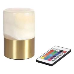 LED lampe, Duni, 12,3cm, Ø8,2cm, Cordless Fleur - 6 stk