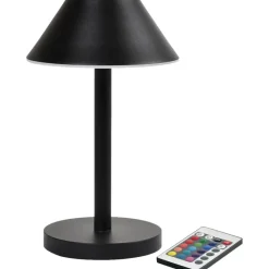 LED lampe, Duni Cordless Zelda, 21cm, Ø12cm, sort - 6 stk