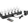 LED lys - Duni - Genopladelig - Varm hvid - 12 stk
