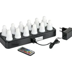 LED lys - Duni - Genopladelig - Varm hvid - 12 stk