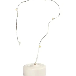 LED lyskæde sølv Længde 27 cm - 1 stk