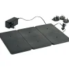 LED oplader, Duni, 39x26cm, sort, til 4 LED lamper - 2 stk