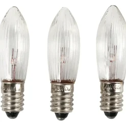 LED pærer - H: 45 mm diam. 15 mm - 3stk.