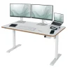 Leitz Bordplade t/sidde/ståbord 140x80cm Ergo hvid