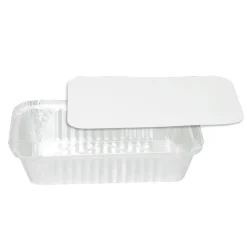 Låg – ABENA Cater-Line – Hvid – 20 × 13,5 cm – 1000 stk