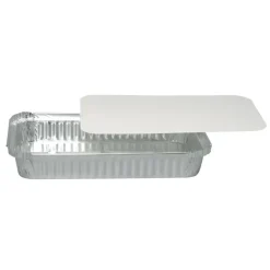 Låg - Abena Cater-Line 30,5x20,4cm hvid pap|aluminium - 500 stk
