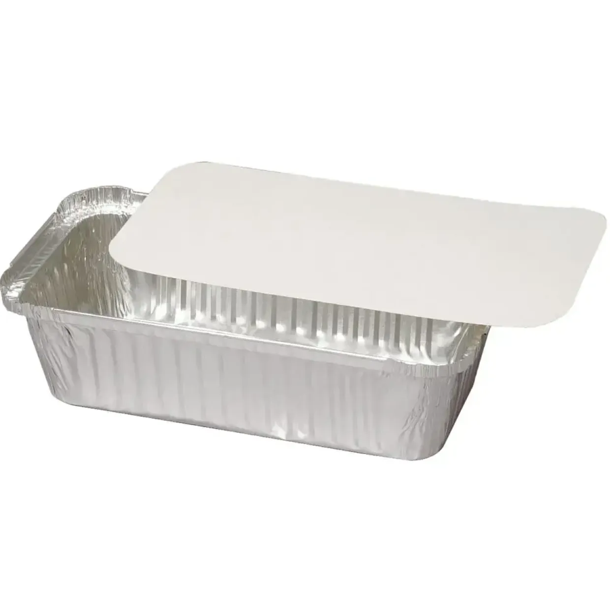 Låg - Abena Cater-Line 21,4x10,7cm hvid pap|aluminium - 2000 stk