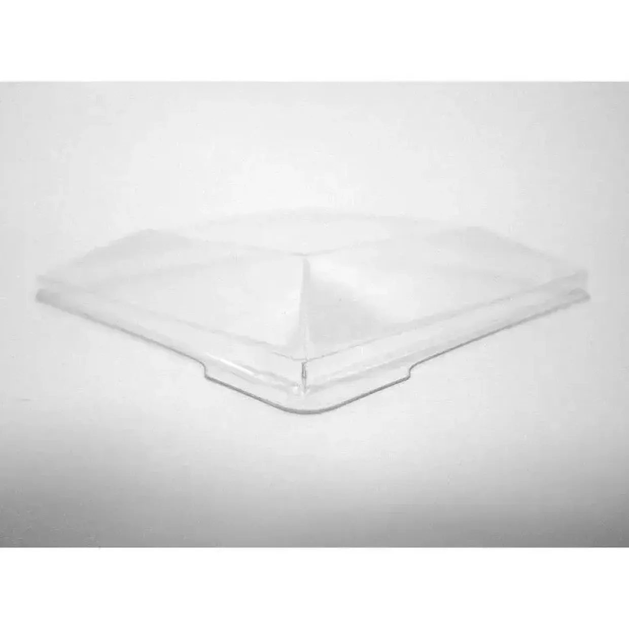 Låg t/dessertbæger PS klar 58x58mm firkantet Kova 400stk
