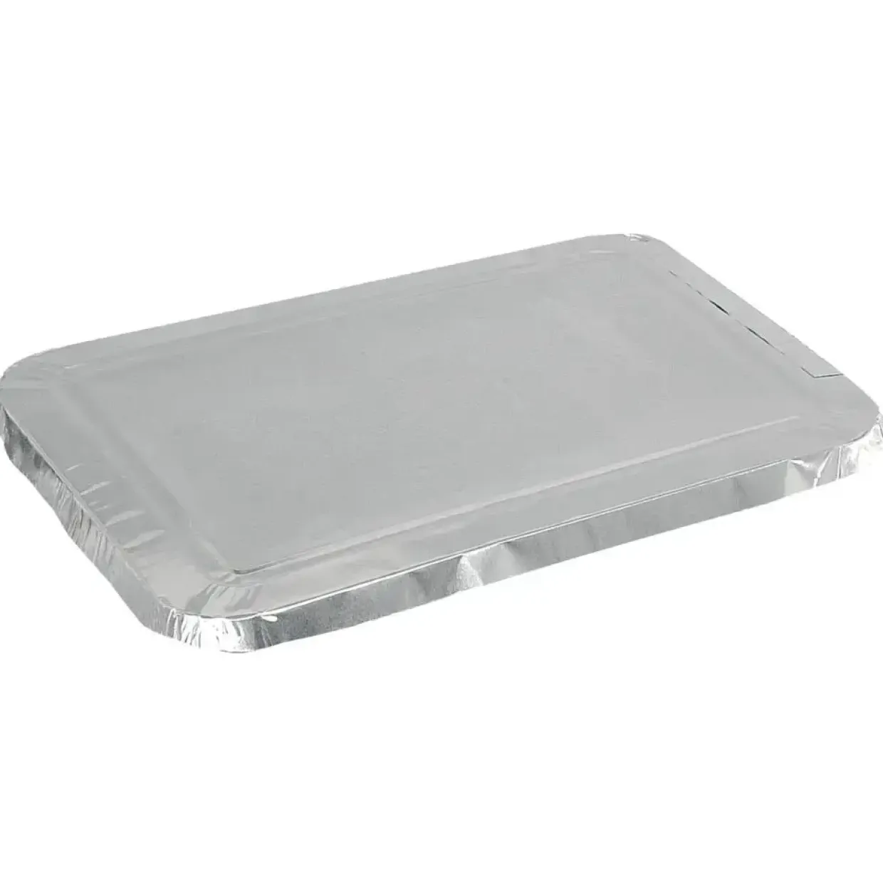 Låg til bespisningsbakke 22,7x17,8cm aluminium forformet til hovedretsbakker - 1000 stk